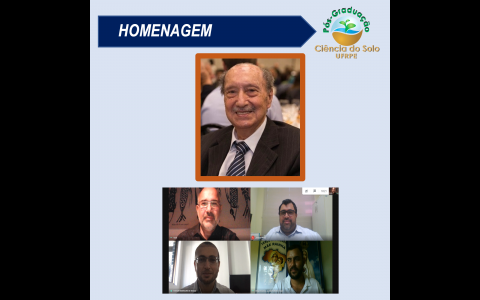 Homenagem ao Dr. Luiz Bezerra durante defesa de Mestrado