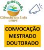 TERCEIRA CONVOCAÇÃO MESTRADO E SEGUNDA CONVOCAÇÃO DOUTORADO